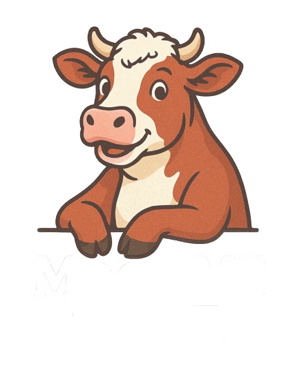 cow hugging Aberdeenshire